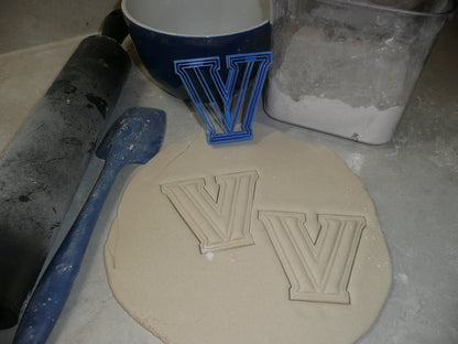 Villanova University Wildcats V Logo Sports Cookie Cutter Made In USA PR2448