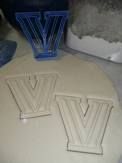 Villanova University Wildcats V Logo Sports Cookie Cutter Made In USA PR2448