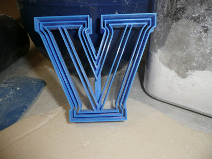 Villanova University Wildcats V Logo Sports Cookie Cutter Made In USA PR2448