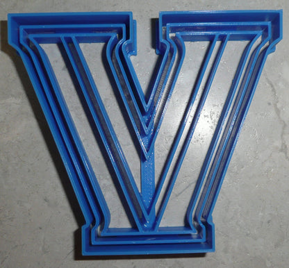 Villanova University Wildcats V Logo Sports Cookie Cutter Made In USA PR2448