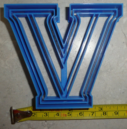 Villanova University Wildcats V Logo Sports Cookie Cutter Made In USA PR2448