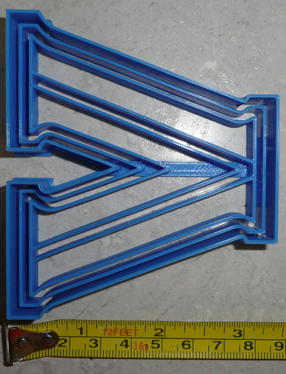 Villanova University Wildcats V Logo Sports Cookie Cutter Made In USA PR2448