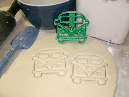 VW Style Van Bus Microbus Front View Vintage Cookie Cutter Made In USA PR2161
