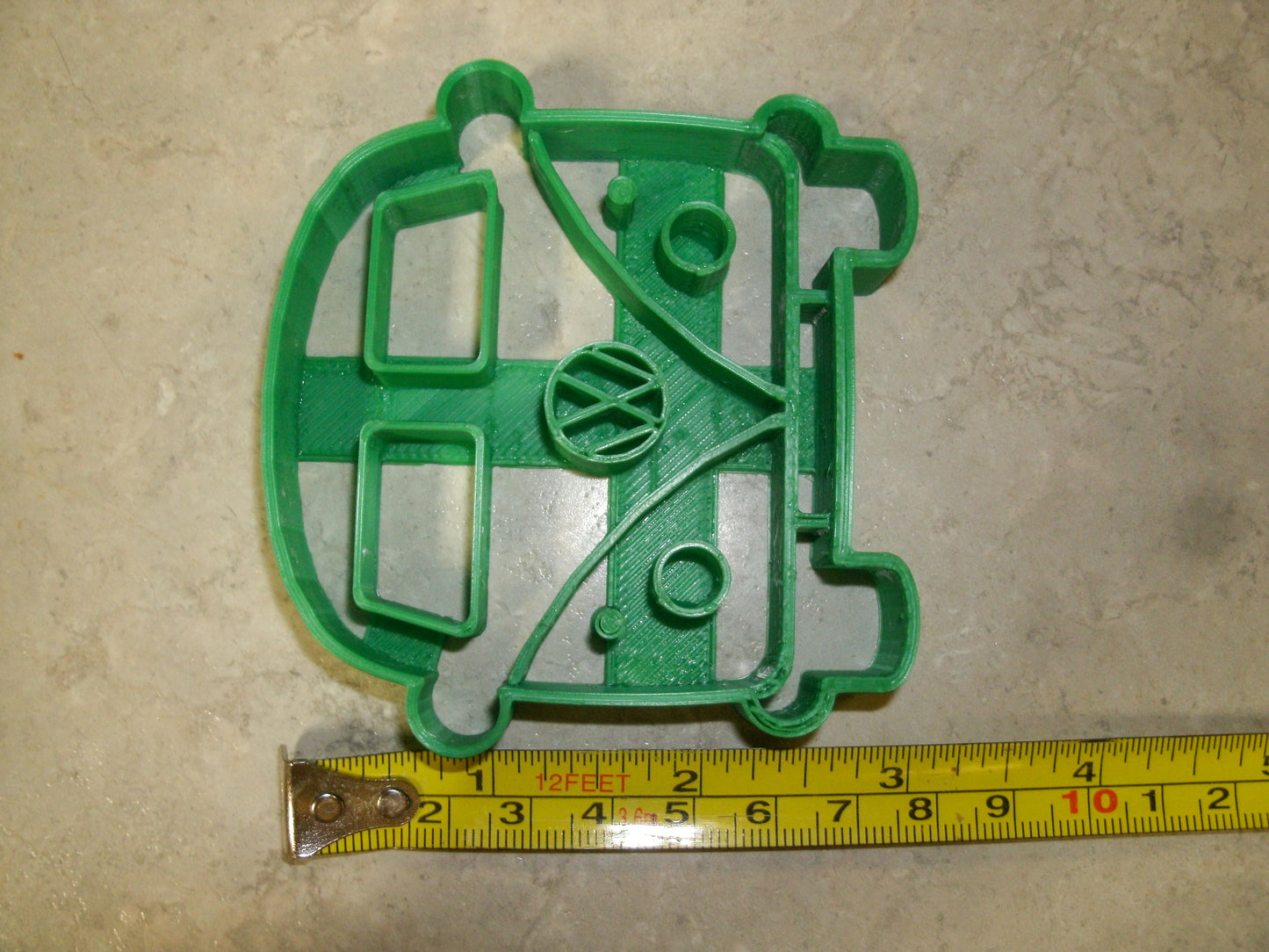 VW Style Van Bus Microbus Front View Vintage Cookie Cutter Made In USA PR2161