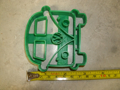 VW Style Van Bus Microbus Front View Vintage Cookie Cutter Made In USA PR2161