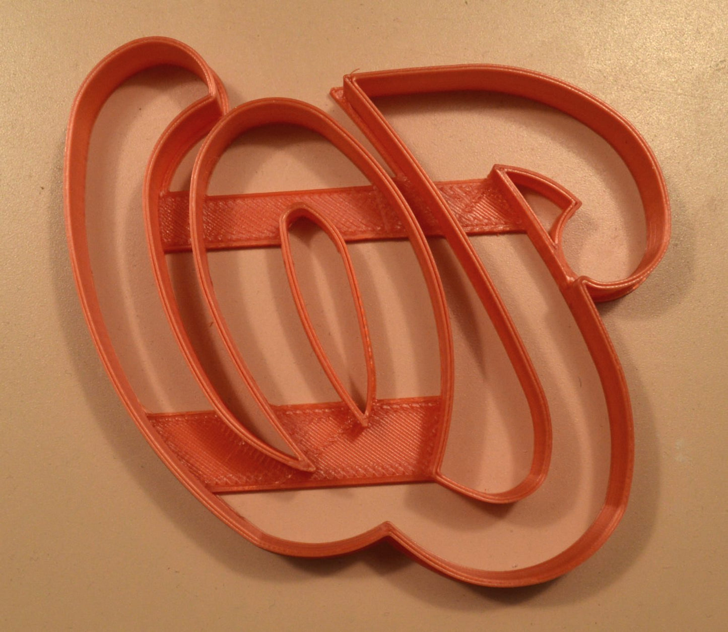 Washington Nationals W Letter Baseball Cookie Cutter Made In USA PR2579