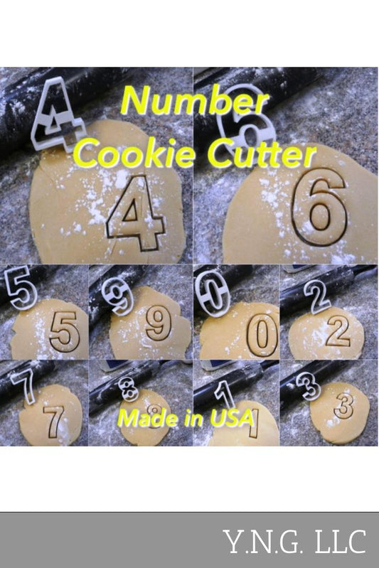 Number 9 Nine Cookie Cutter Baking Tool 3D Printed USA PR108-9