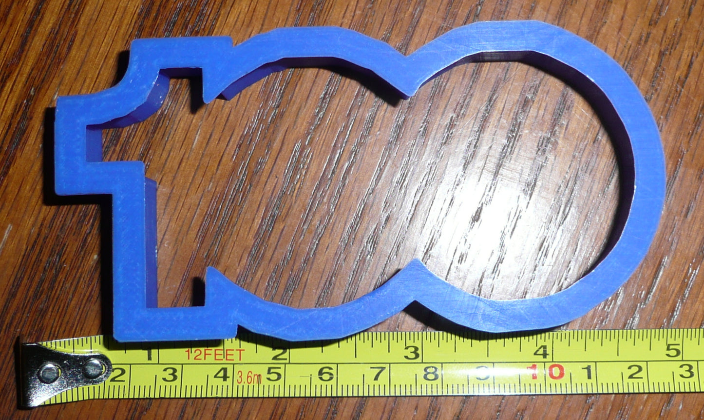 Number 100 One Hundred Birthday Sports Celebration Cookie Cutter USA PR108-100