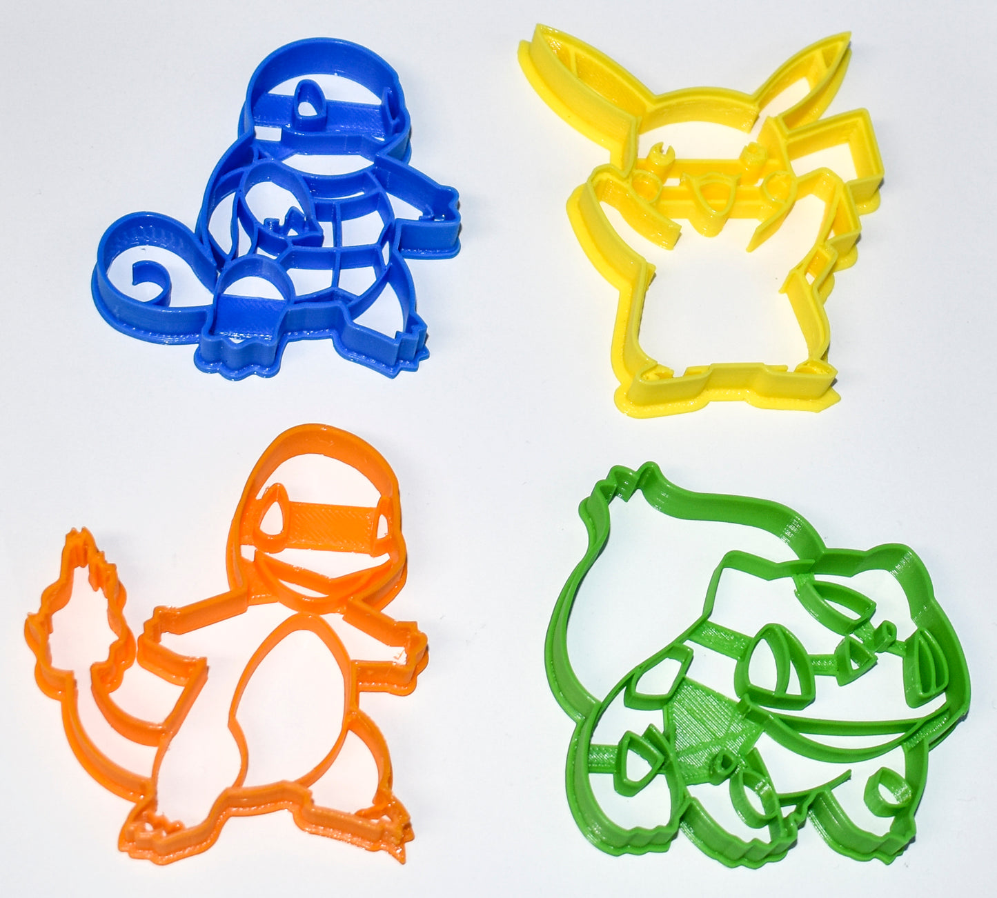 Pokemon Starter Kit Original Four Pikachu Set Of 4 Cookie Cutters USA PR1101