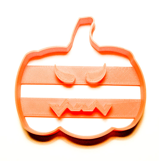 6x Pumpkin Jack O Lantern Fondant Cutter Cupcake Topper Size 1.75" USA FD111