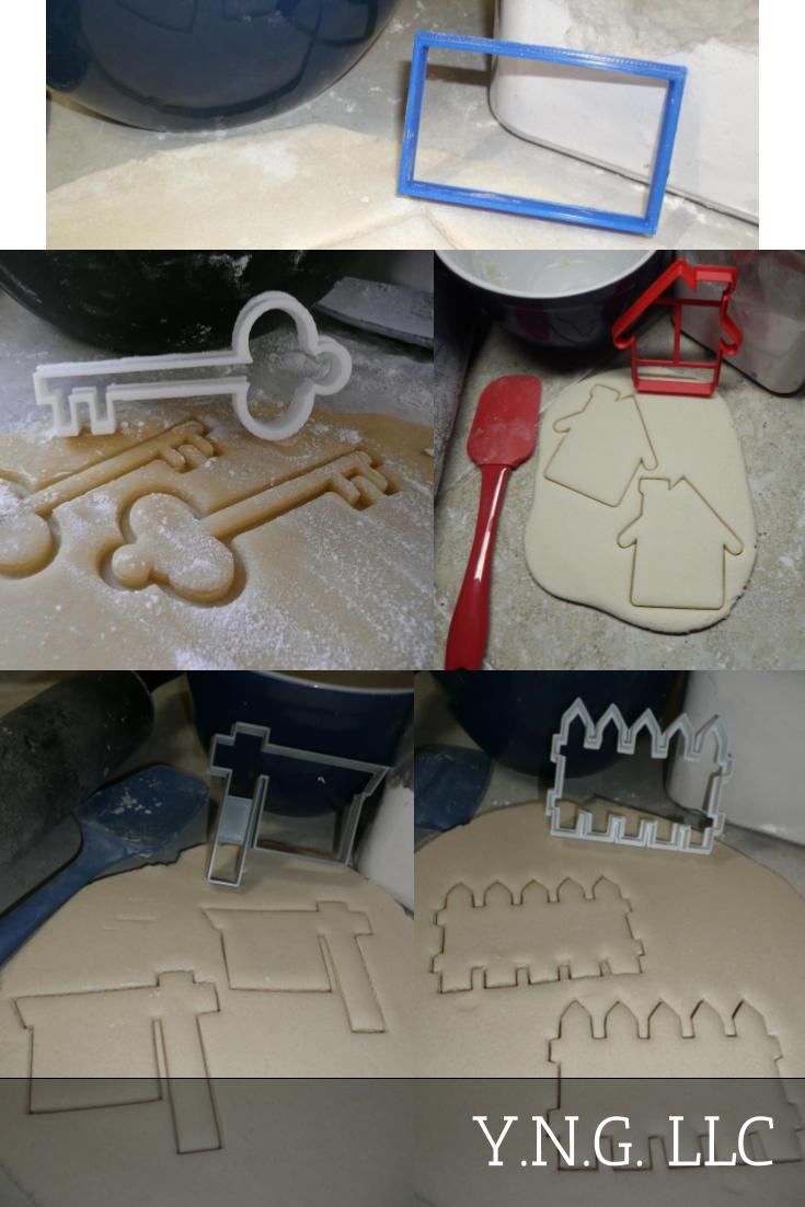 Housewarming New Home Real Estate Realtor Set Of 5 Cookie Cutters USA PR1360