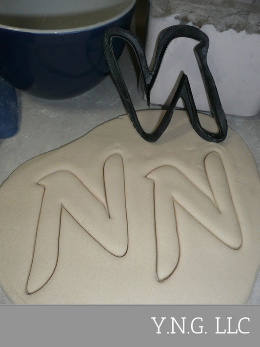 Letter N Uppercase Fancy Stylized Font Alphabet Cookie Cutter USA PR3341