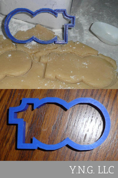 Number 100 One Hundred Birthday Sports Celebration Cookie Cutter USA PR108-100