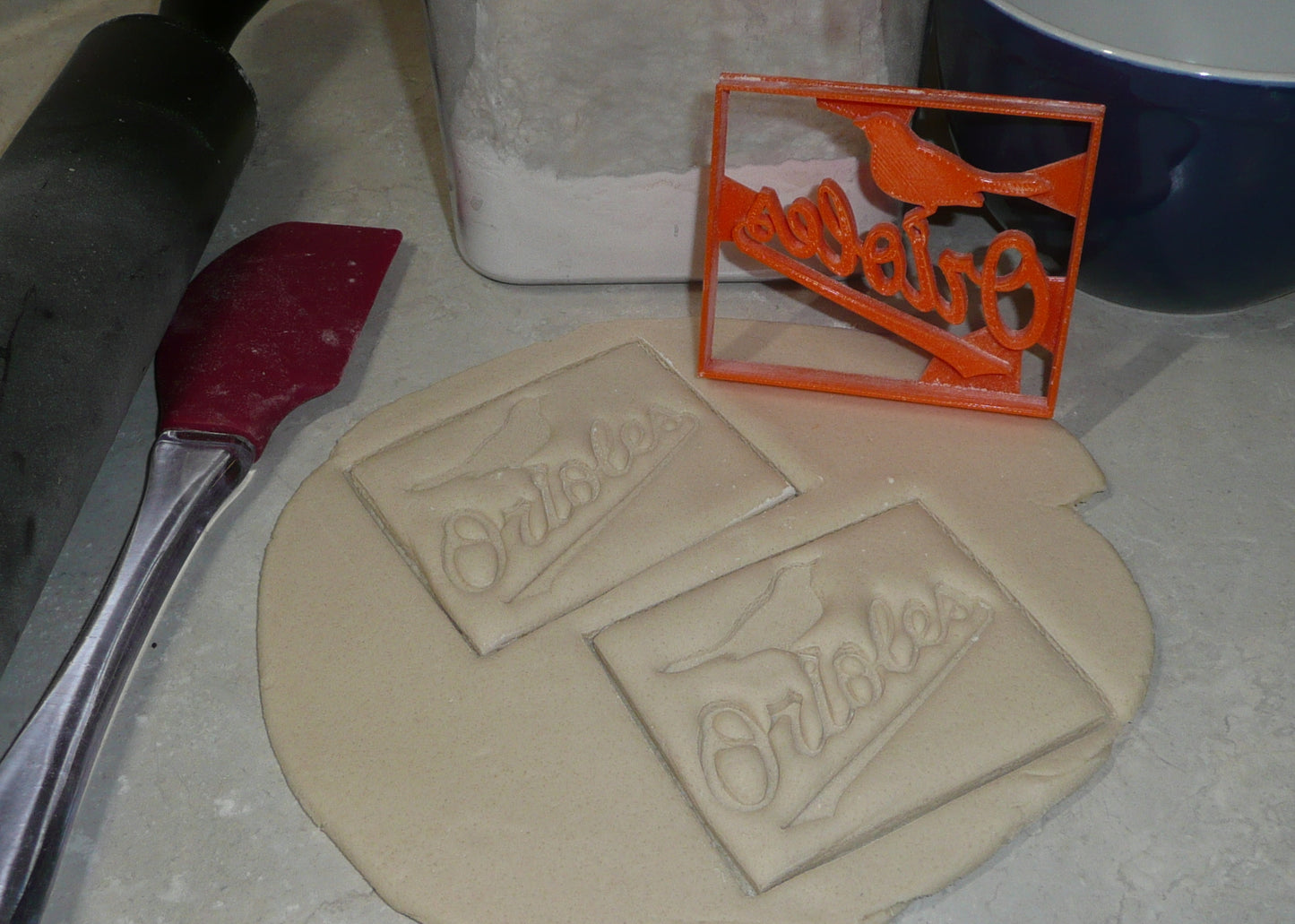 Baltimore Orioles Word With Bird Baseball Sports Cookie Cutter USA PR2353