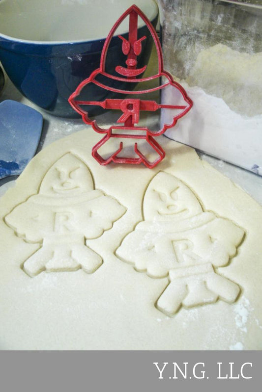 RCHS Rensselaer Central Schools Bomber Mascot Cookie Cutter Made in USA PR88