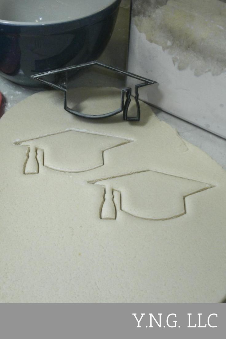 Graduation Diploma Gown High School College Set Of 3 Cookie Cutters USA PR1230