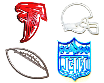 Atlanta Falcons NFL Football Logo Set Of 4 Cookie Cutters USA PR1137