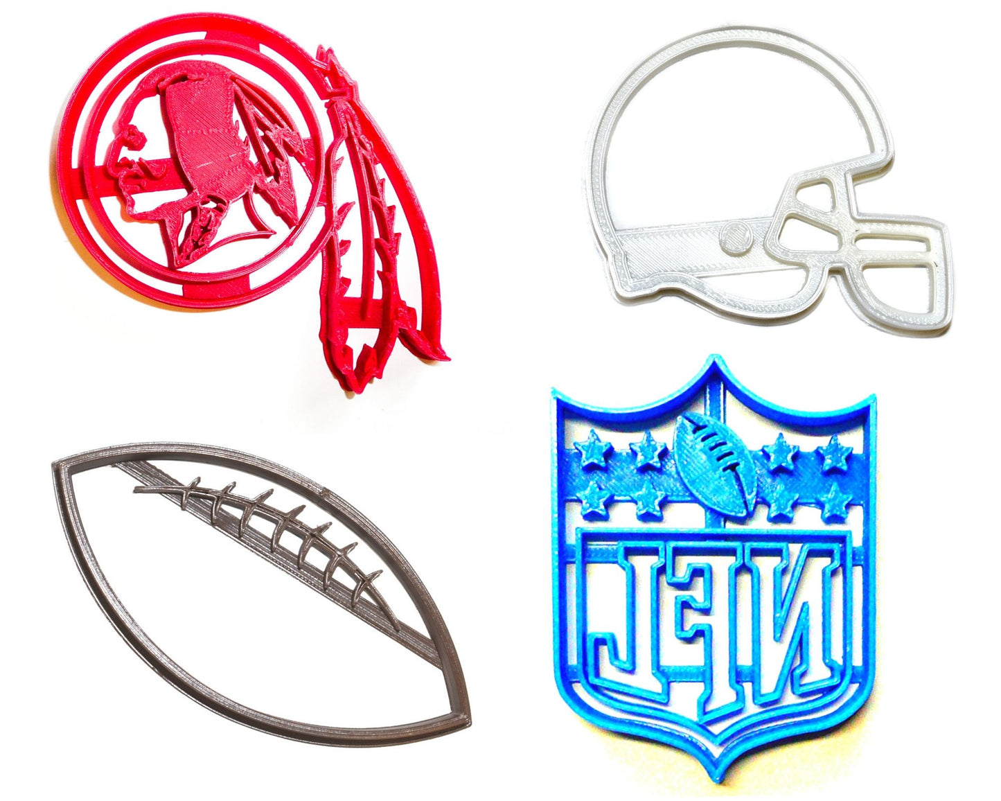 Washington Redskins NFL Football Logo Set Of 4 Cookie Cutters USA PR1139