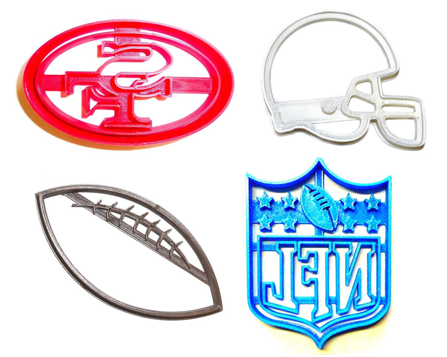 San Francisco 49ers NFL Football Logo Set Of 4 Cookie Cutters USA PR1151