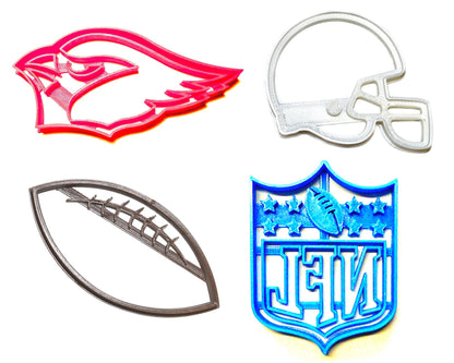 Arizona Cardinals NFL Football Logo Set Of 4 Cookie Cutters USA PR1153