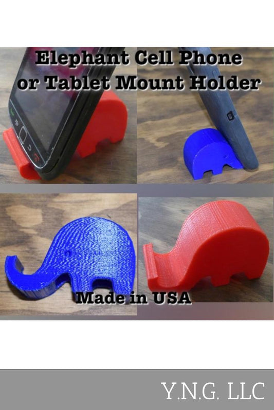 Elephant Multi Purpose Tablet Cell Phone Mount Holder Universal 3D Printed PR101
