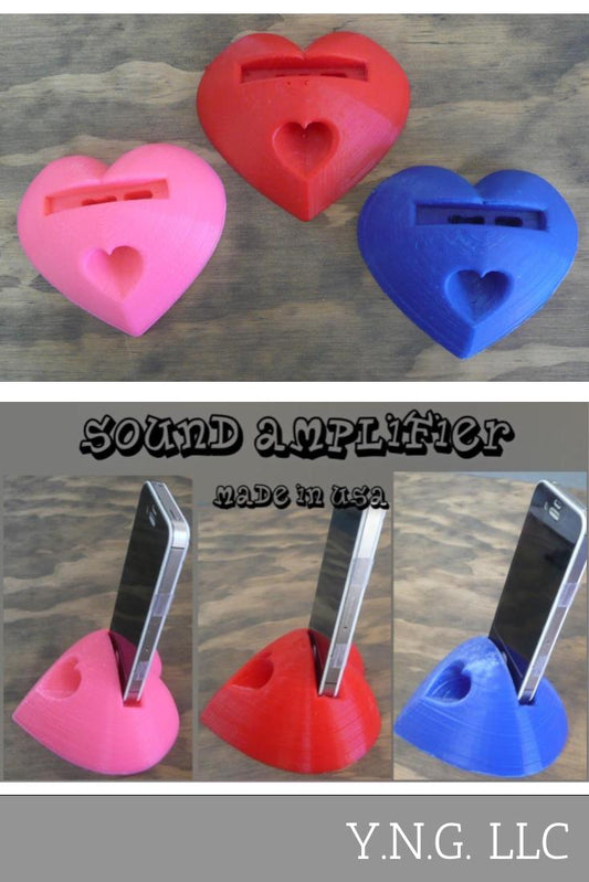 Heart Sound Amplifier Speaker Cell Phone Holder Universal 3D - USA PR120