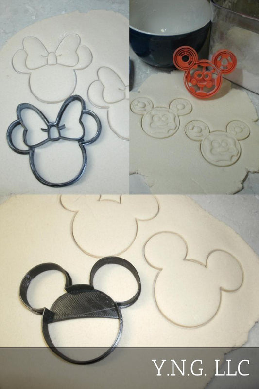 Oh Toodles Minnie Mickey Mouse Clubhouse Set Of 3 Cookie Cutters USA PR1038