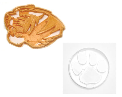 Clemson University Fighting Tigers Athletics Set Of 2 Cookie Cutters USA PR1357