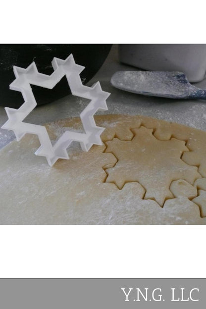 Fractal Star Baking Cookie Cutter Made In USA PR422