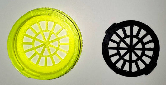 Filter Insert and Housing Cover for Face Mask ( YELLOW ) USA PR3535