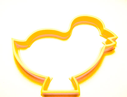 6x Baby Chick Outline Fondant Cutter Cupcake Topper Size 1.75" USA FD218