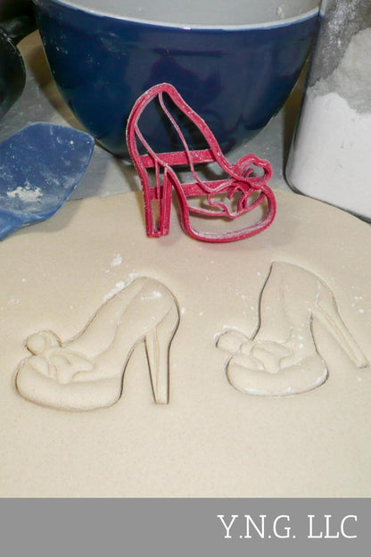 Wheels Or Heels Gender Reveal Baby Shower Set Of 3 Cookie Cutters USA PR1193