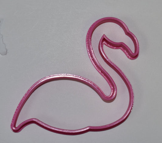 6x Flamingo Swan Fondant Cutter Cupcake Topper Size 1.75" USA FD646