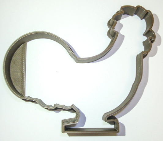 6x Rooster Chicken Fondant Cutter Cupcake Topper 1.75 IN USA FD562