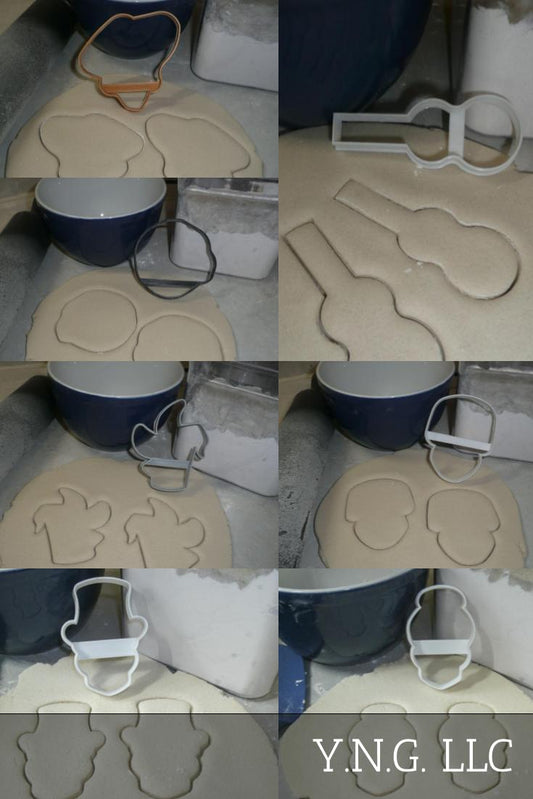 Coco Kids Movie Characters Outlines Set Of 7 Cookie Cutters USA PR1404