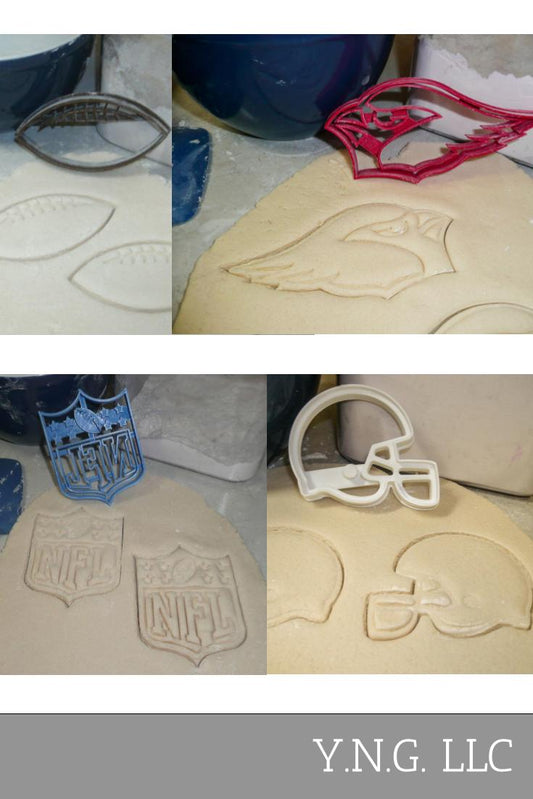 Arizona Cardinals NFL Football Logo Set Of 4 Cookie Cutters USA PR1153
