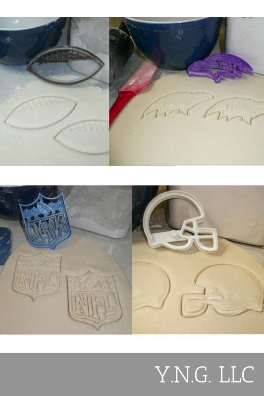 Baltimore Ravens NFL Football Logo Set Of 4 Cookie Cutters USA PR1130