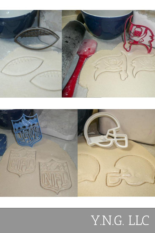 Tampa Bay Buccaneers NFL Football Logo Set Of 4 Cookie Cutters USA PR1149