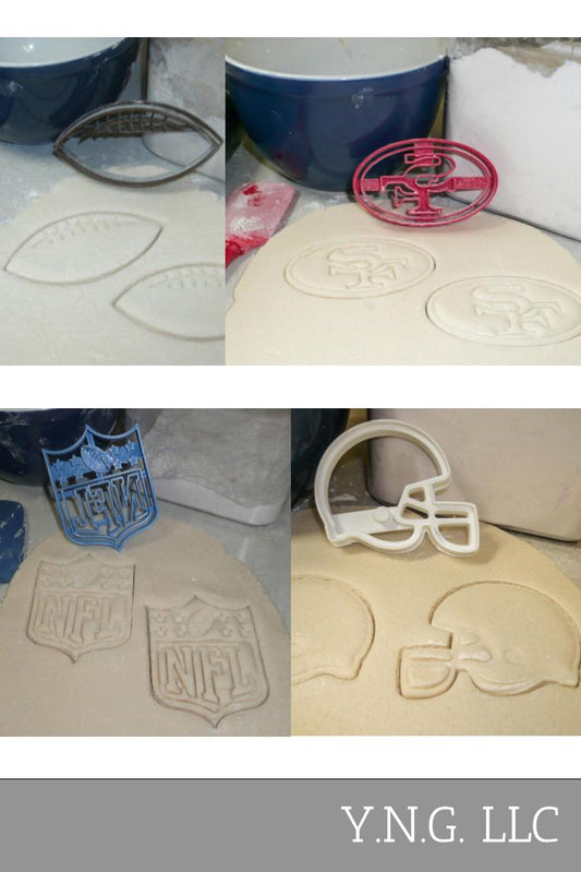 San Francisco 49ers NFL Football Logo Set Of 4 Cookie Cutters USA PR1151