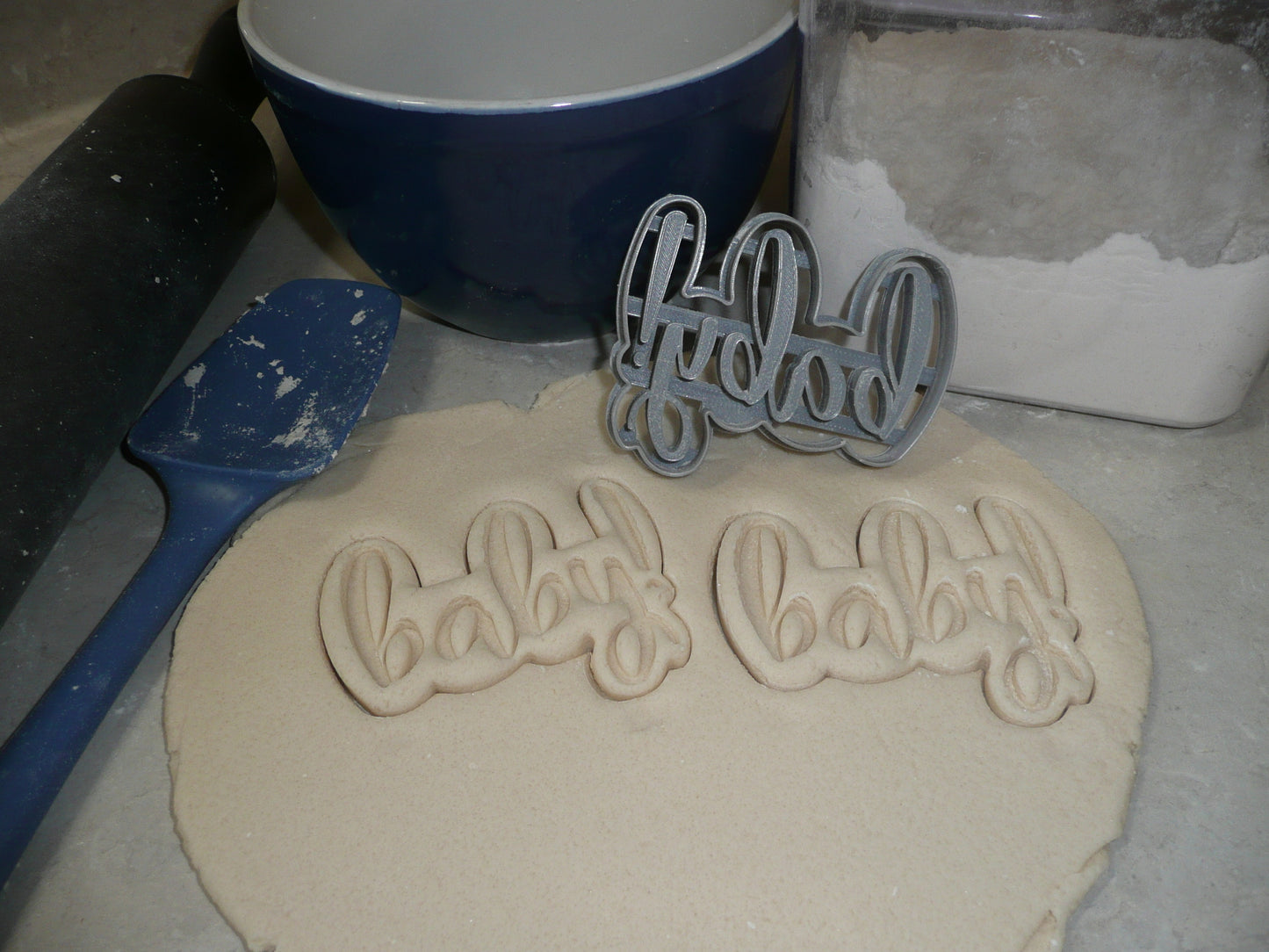Baby Word Gender Reveal Shower Announcement Party Cookie Cutter USA PR2523