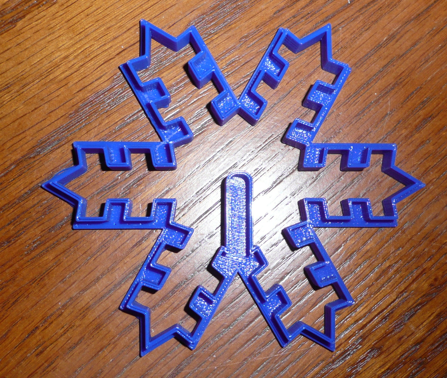 3D Snowflake Christmas Cookie Cutter Holiday Made In USA PR292