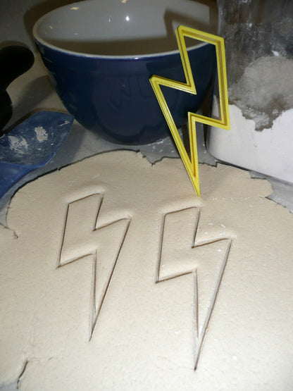 Lightning Bolt Thunder Strike Thunderbolt Superhero Cookie Cutter USA PR2424
