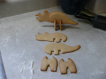 3D Triceratops Dinosaur Dino 3 Piece Set Cookie Cutter Made in USA PR408