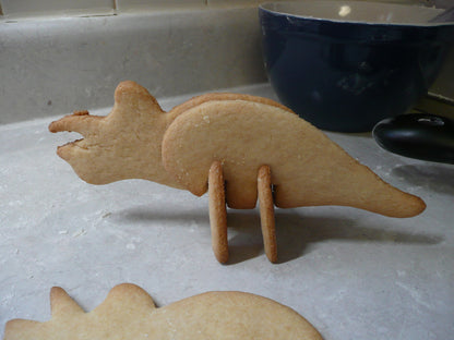 3D Triceratops Dinosaur Dino 3 Piece Set Cookie Cutter Made in USA PR408