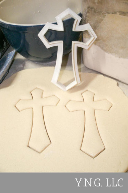 Pointed Passion Cross Easter Outline Cookie Cutter Made In USA PR469