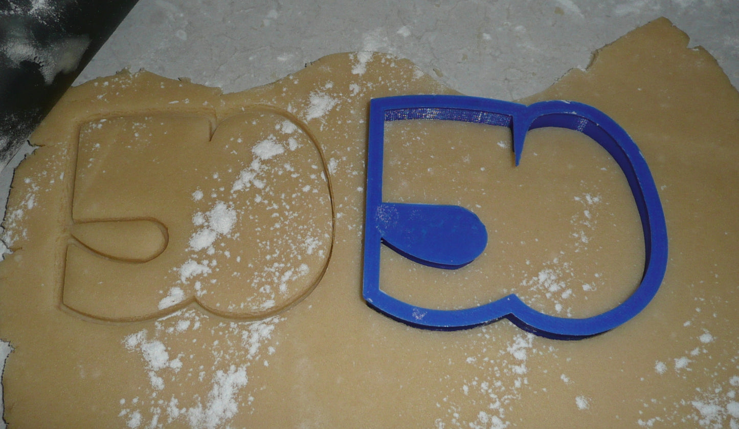 Number 50 Fifty Anniversary Birthday Sports Cookie Cutter USA PR108-50