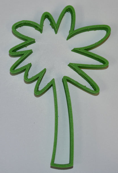 6x Palm Tree Fondant Cutter Cupcake Topper Size 1.75" USA FD592