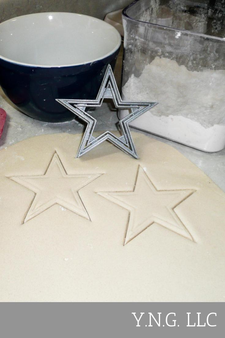 First 1st Birthday Dallas Cowboys Football Set Of 7 Cookie Cutters USA PR1299