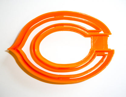 Chicago Bears C Football Logo Cookie Cutter Made In USA PR947