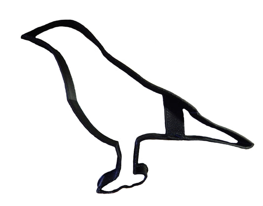 6x Raven Crow Bird Fondant Cutter Cupcake Topper Size 1.75" USA FD2280